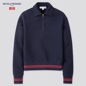 Uniqlo Ines de la Fressange 1/2 zip sweatshirt
